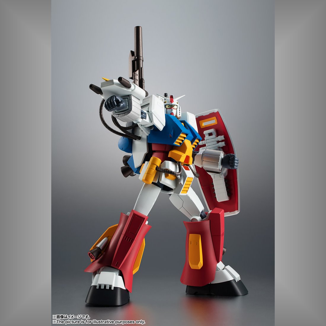 BANDAI - 【未開封】ROBOT魂　フルアーマー ver. A.N.I.M.E　狂四郎 前來雪恥的二代目重武裝鋼彈！ROBOT魂《模型狂四郎》PF-78-1