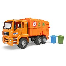 Bruder 2760 橘色垃圾車,Bruder 2760 橘色垃圾車