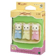 森林家族 棉花糖鼠三胞胎嬰兒,森林家族 棉花糖鼠三胞胎嬰兒