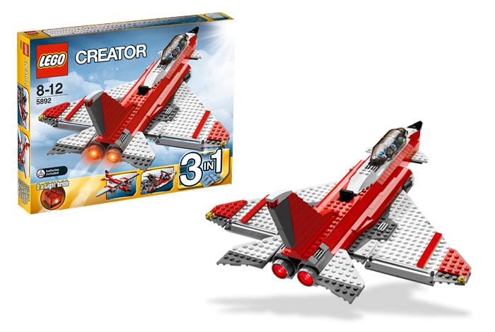 lego乐高积木+碧空战机