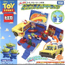 Tomica 玩具總動員 披薩星球貨櫃收納車,Tomica 玩具總動員 披薩星球貨櫃收納車