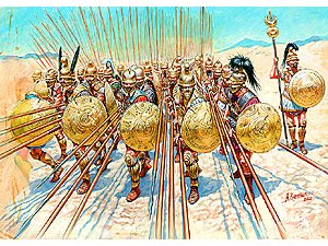 世纪模型 .中古世纪马其顿骑兵队人型组.日本封